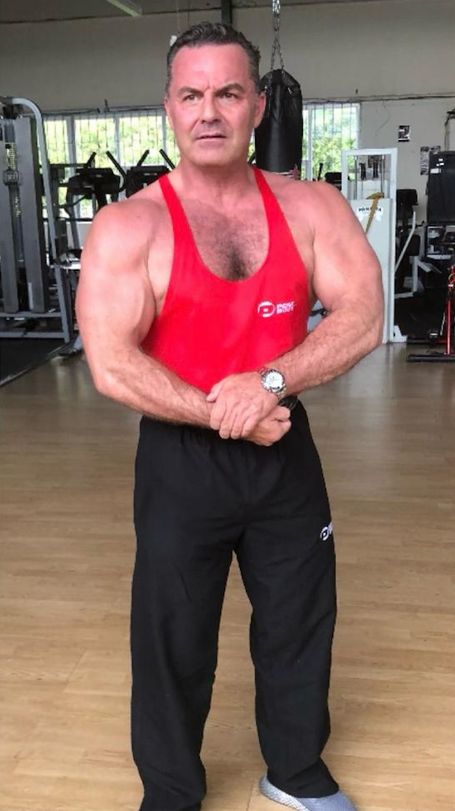 Carlo in 2020 at a local gym